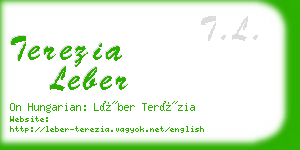 terezia leber business card